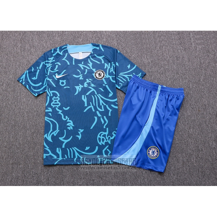 Chandal del Chelsea Manga Corta 2022-2023 Azul - Pantalon Corto